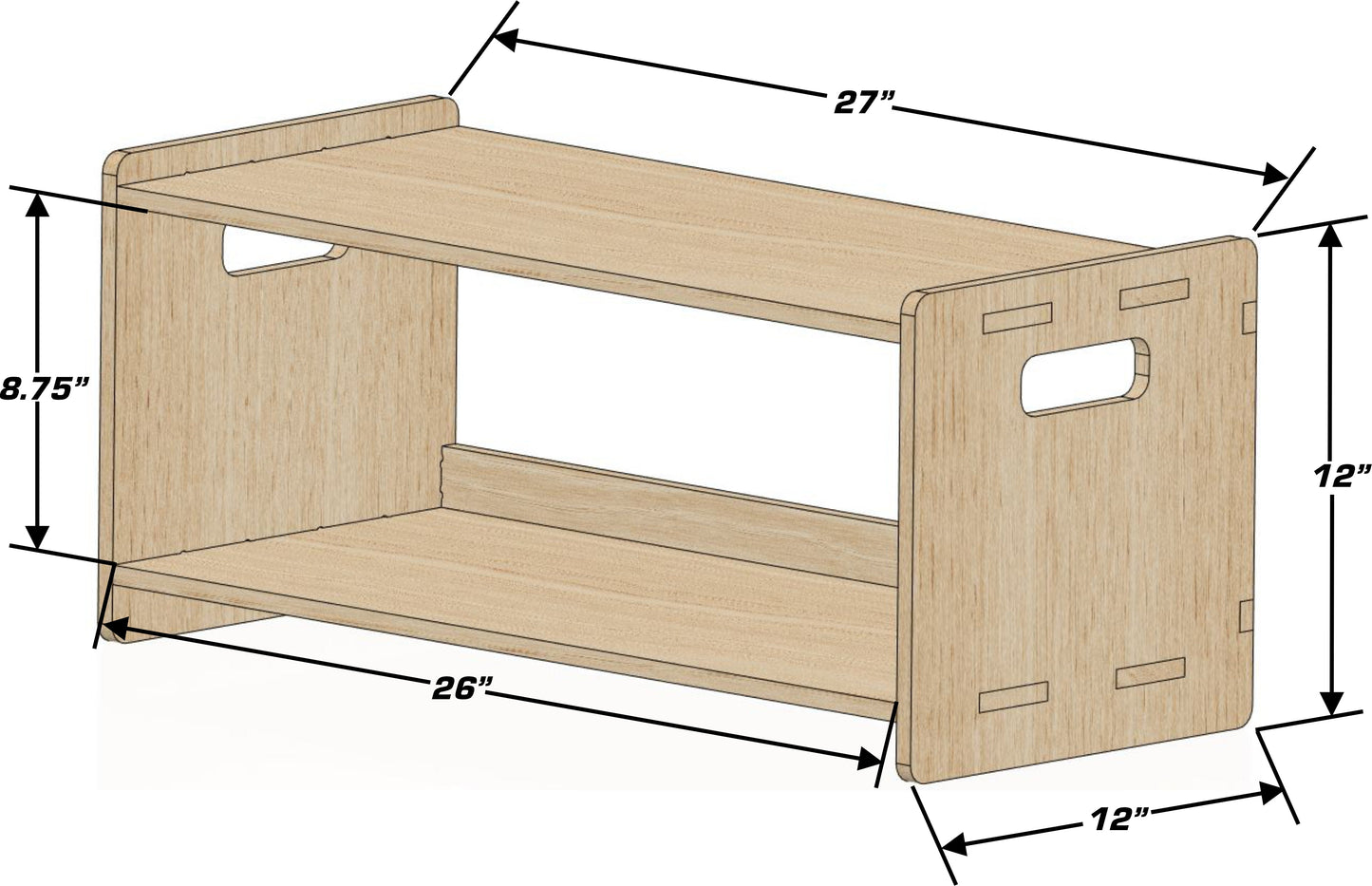 Benny- Toddler Shoe Bench