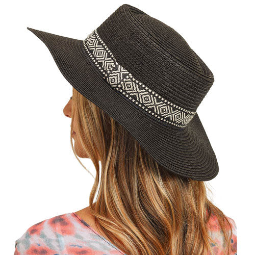 Tribal Band Panama Sun Hat