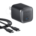 Chargeur Anker Nano (45W) avec câble USB-C vers USB-C