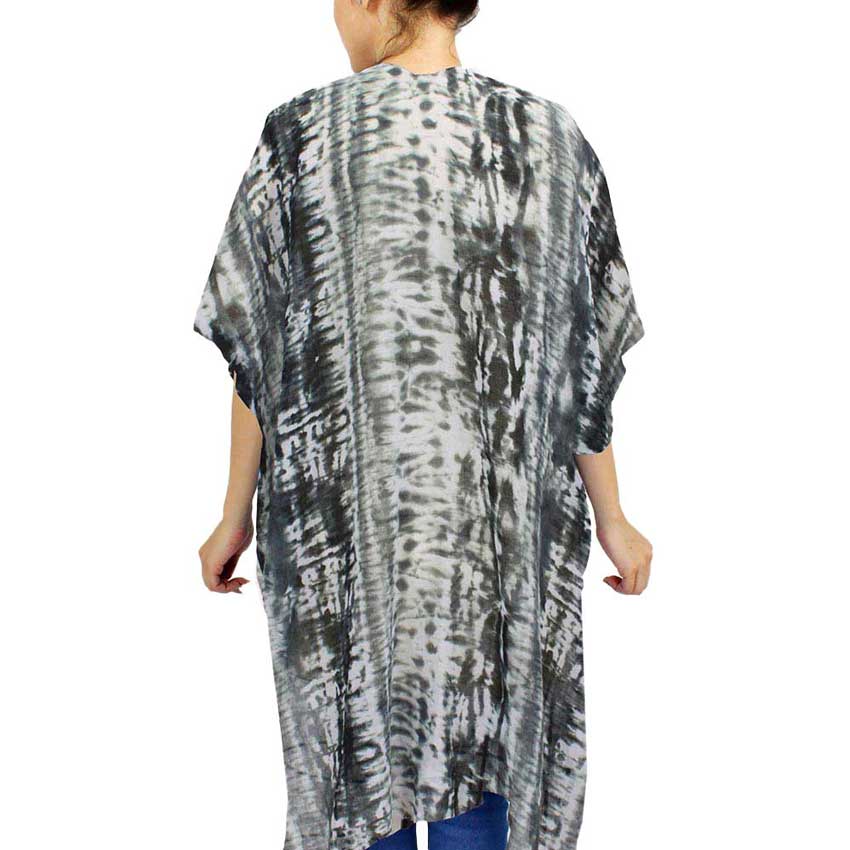 Tie Dye Cover Up Kimono Poncho