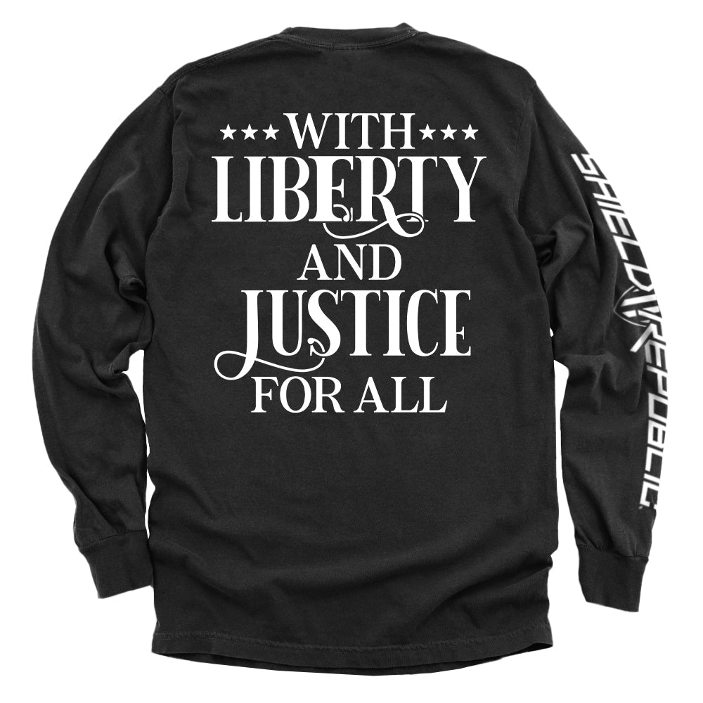 Avec la liberté et la justice pour tous
