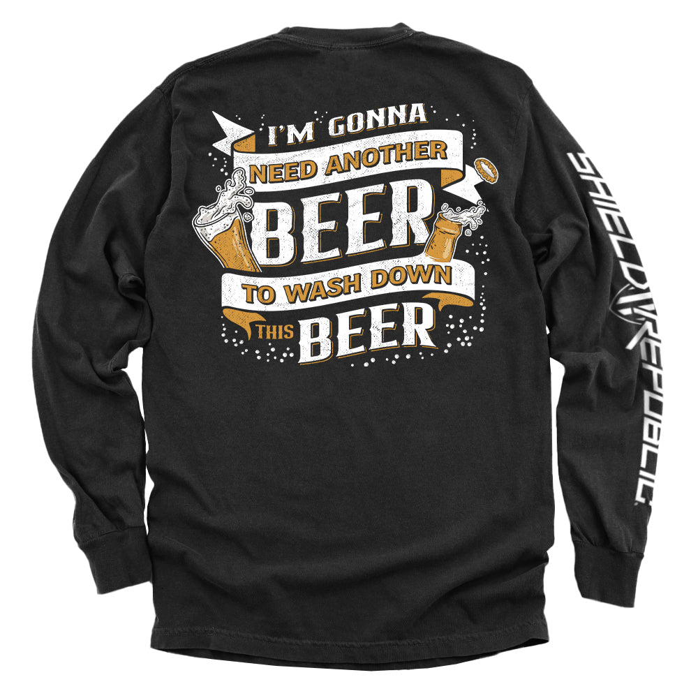 Il me faudra une autre bière pour faire passer celle-là.