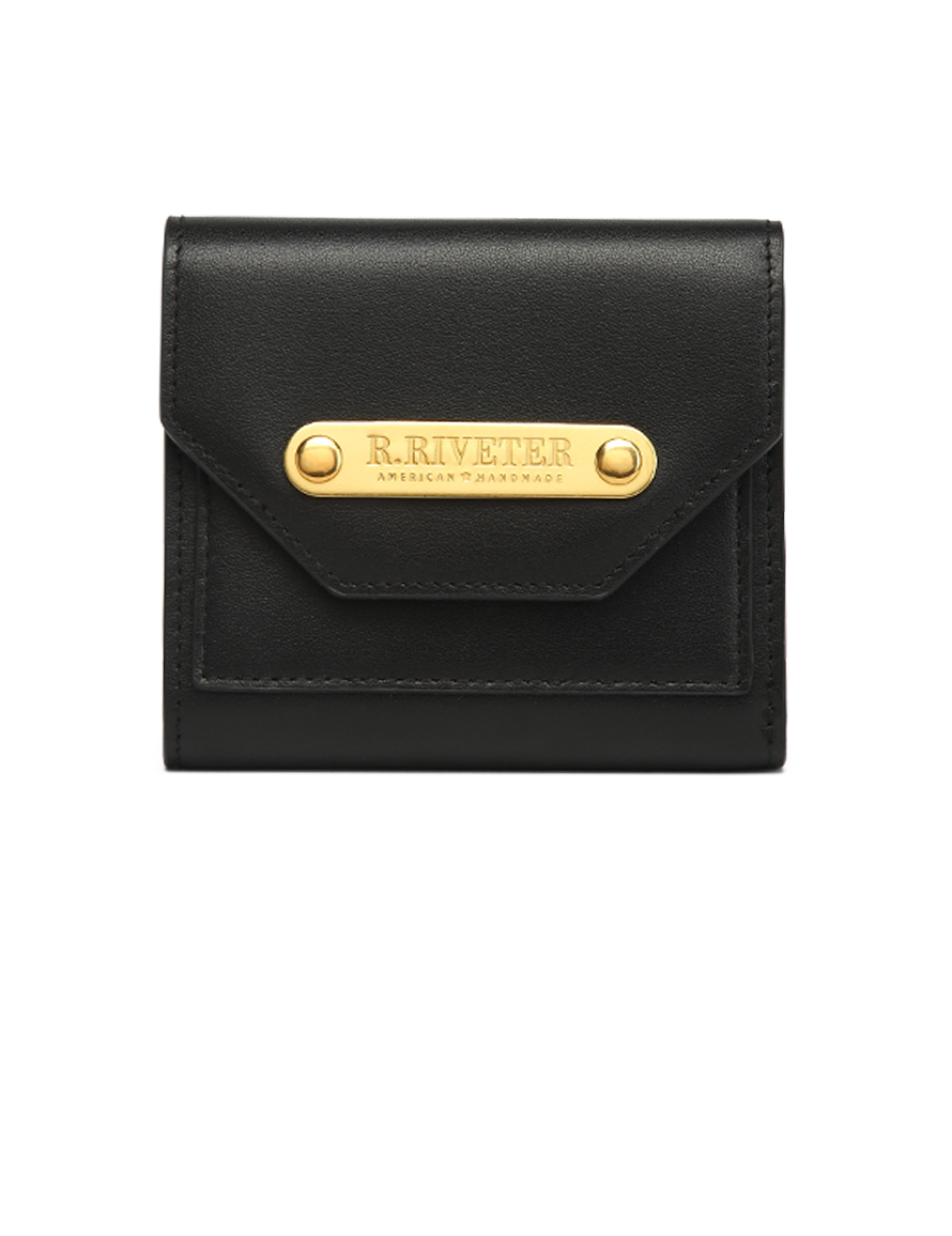 1964 Mini Wallet | Premium Black Leather