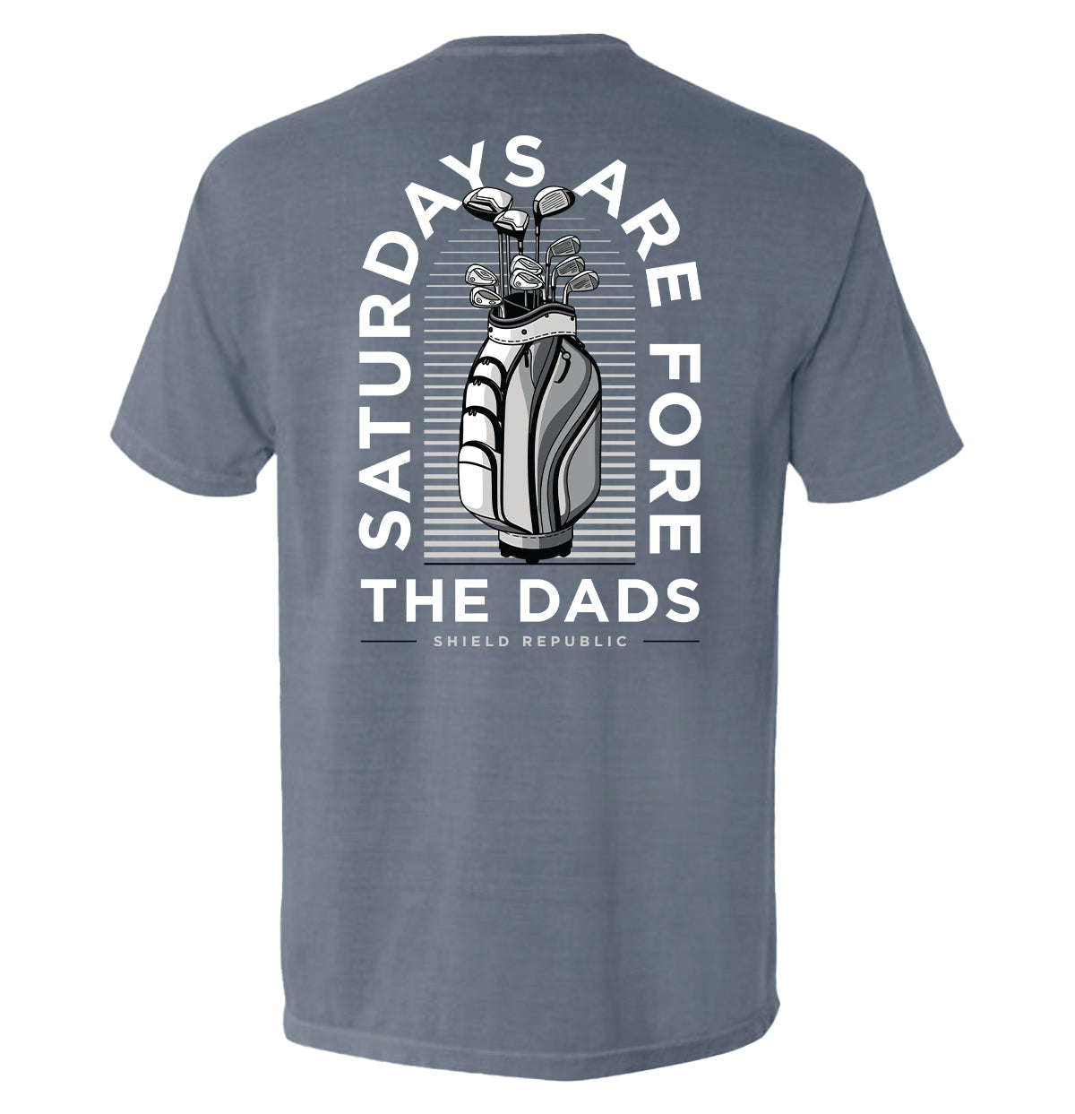 Saturdays Are For The Dads Golf Grey