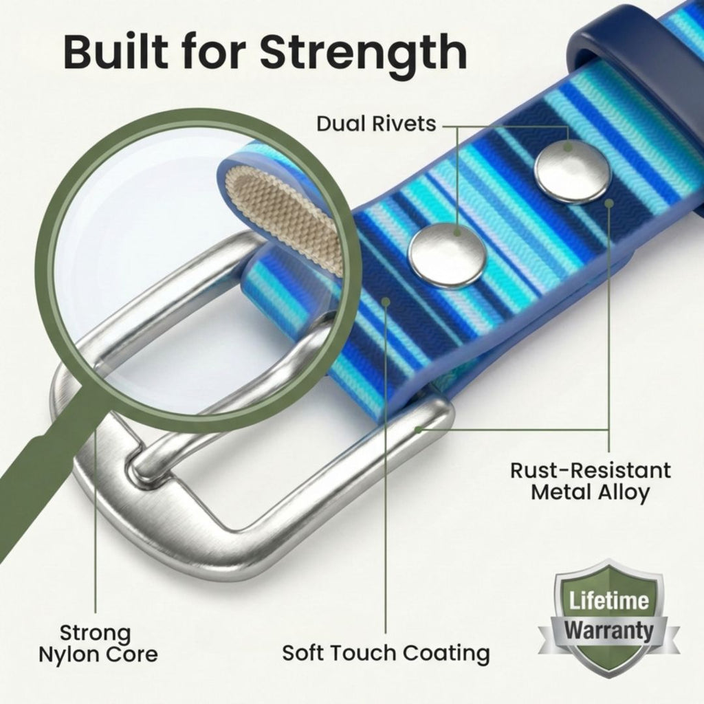 Waterproof Dog Collars – Washable Dog Collar, Stink-Proof & Durable