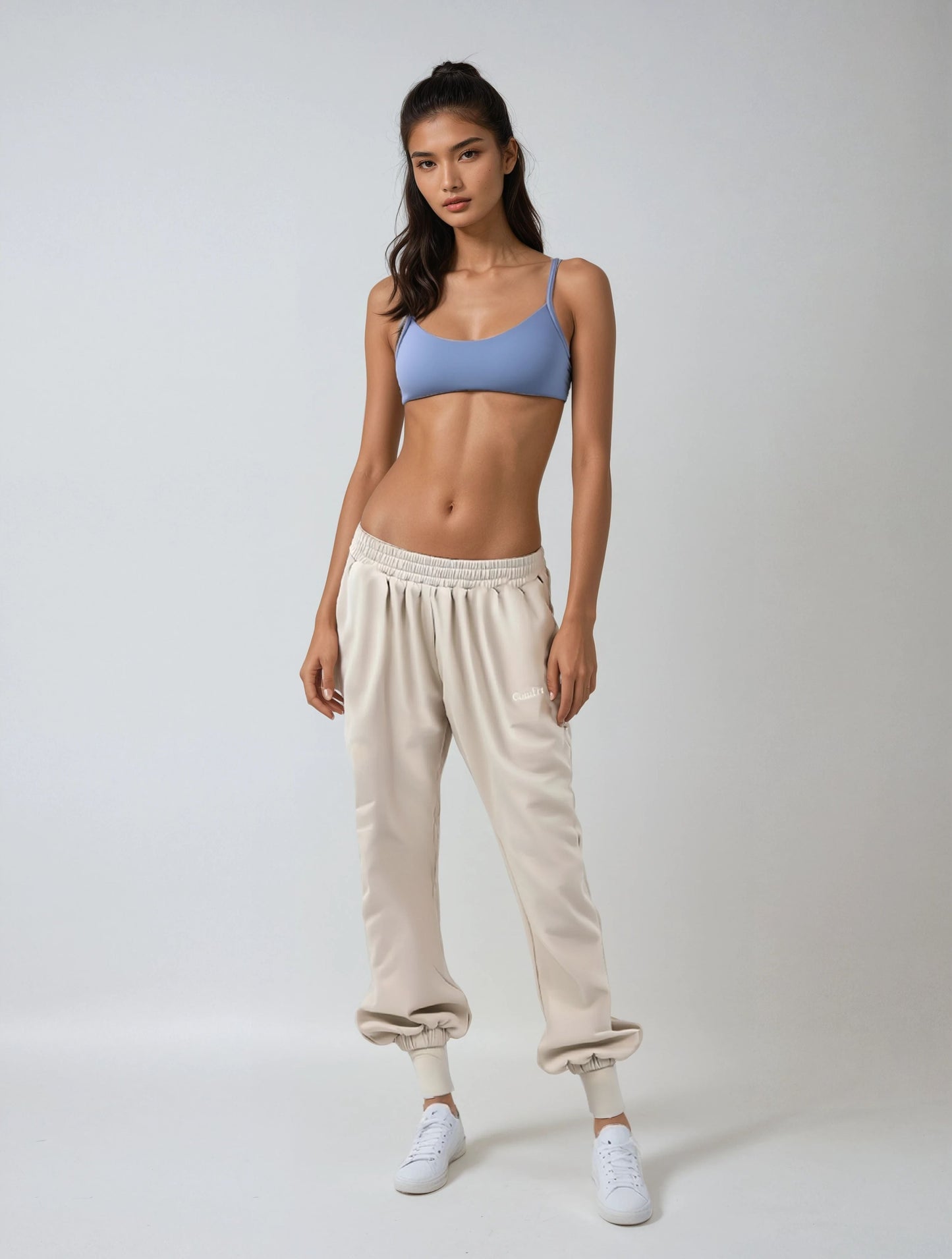 Low Scoop Cross Bra - Periwinkle