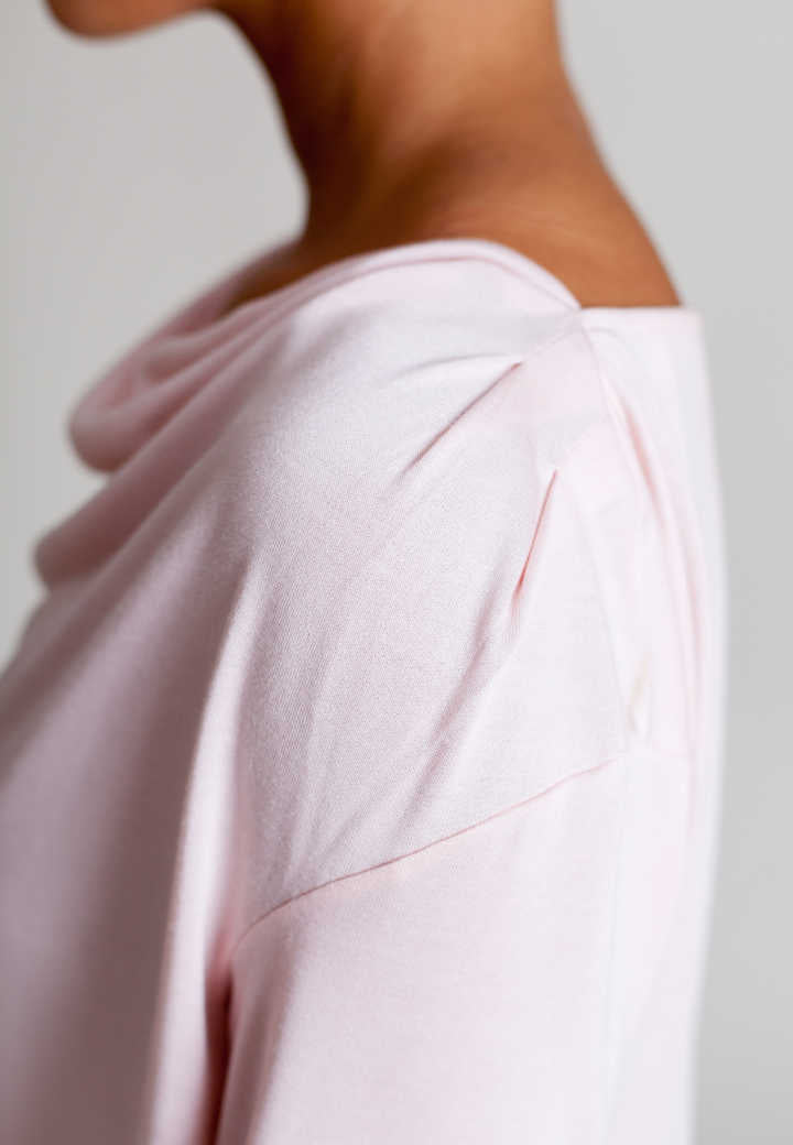 Bon Voyage Travel Tee - Blush Pink