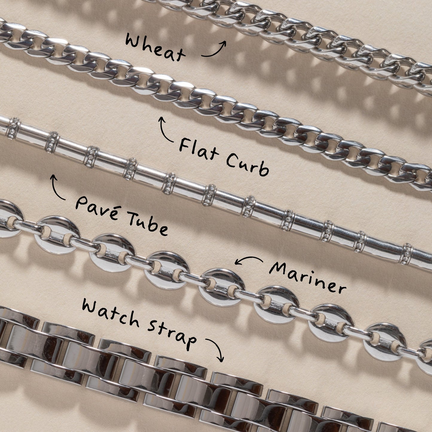 Chunky Watch Strap Bracelet