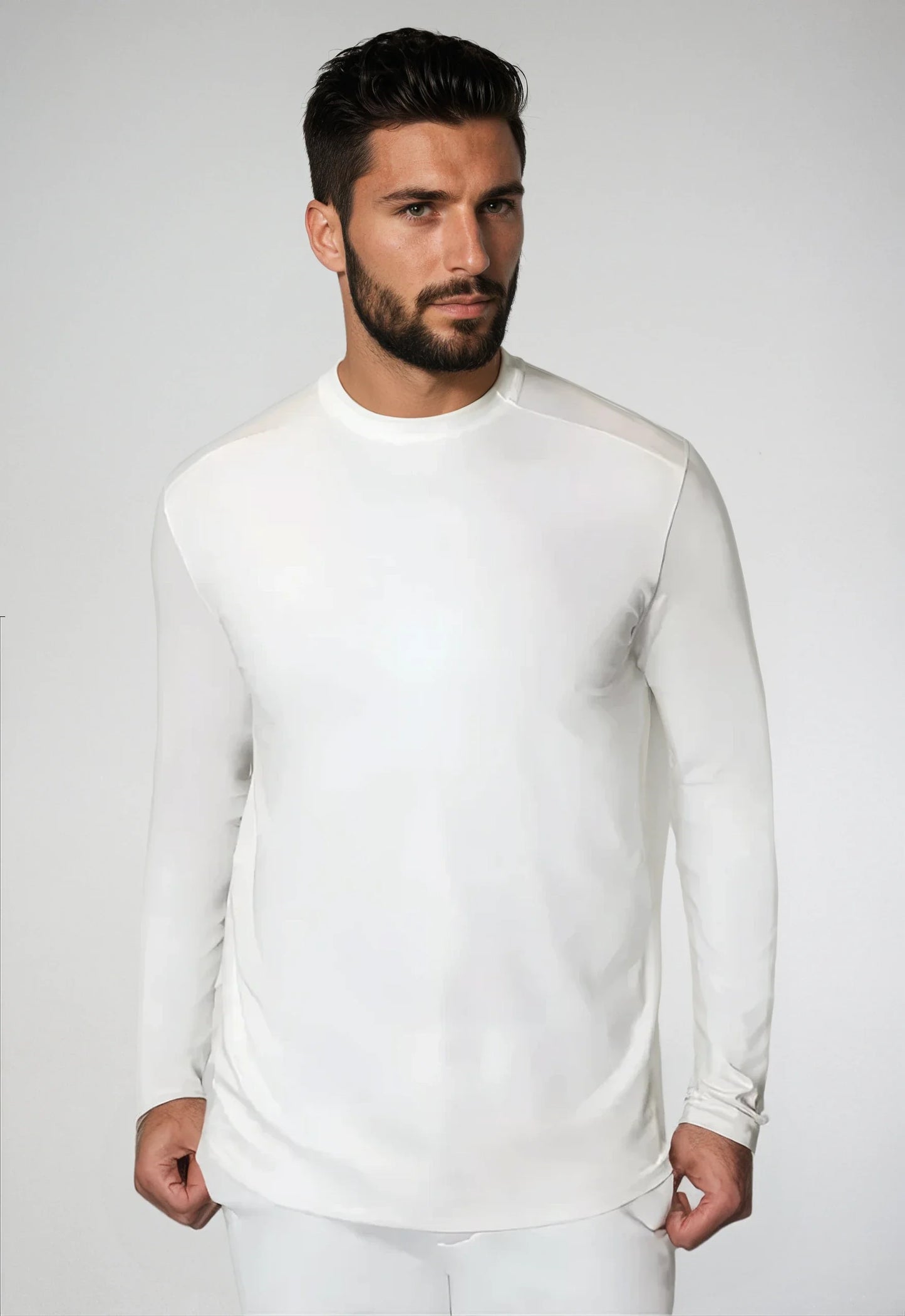 Buki Cinqo Long Sleeve Tech Tee - White
