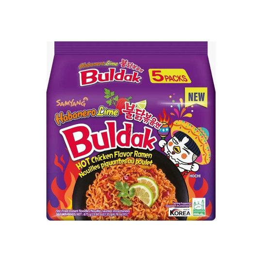 Buldak Ramen Habanero Lime Flavor 5 Pack