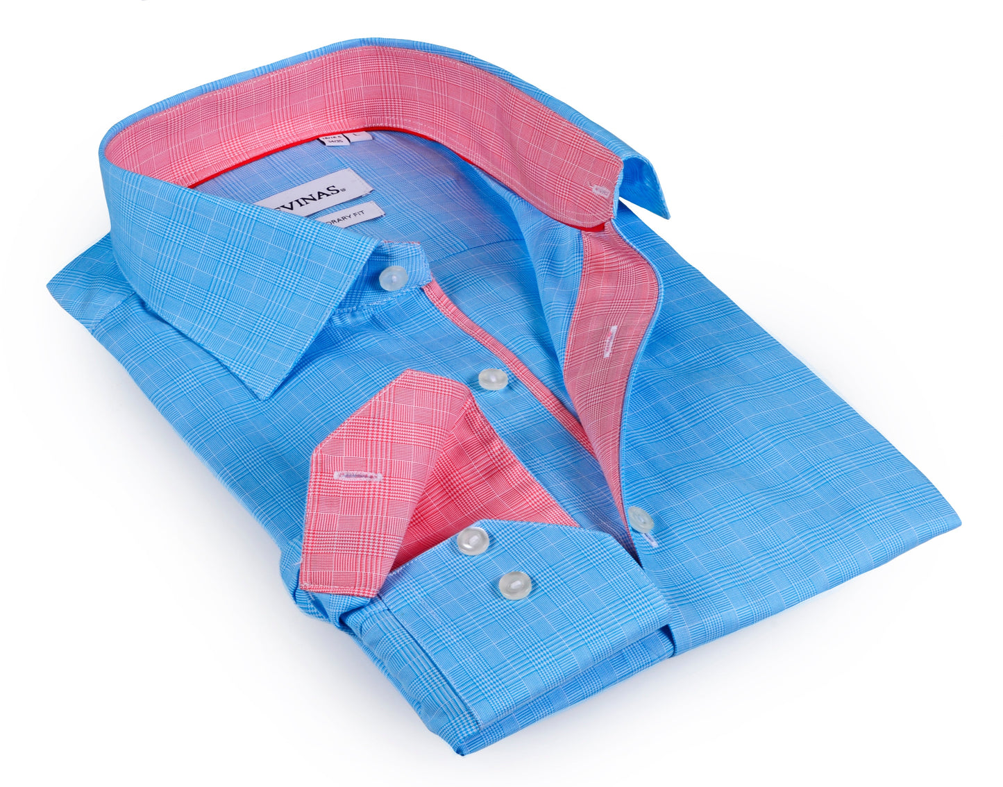 Button-Up  Shirt //  - Contemporary Fit - contrast  trimming - final sale - Size Small