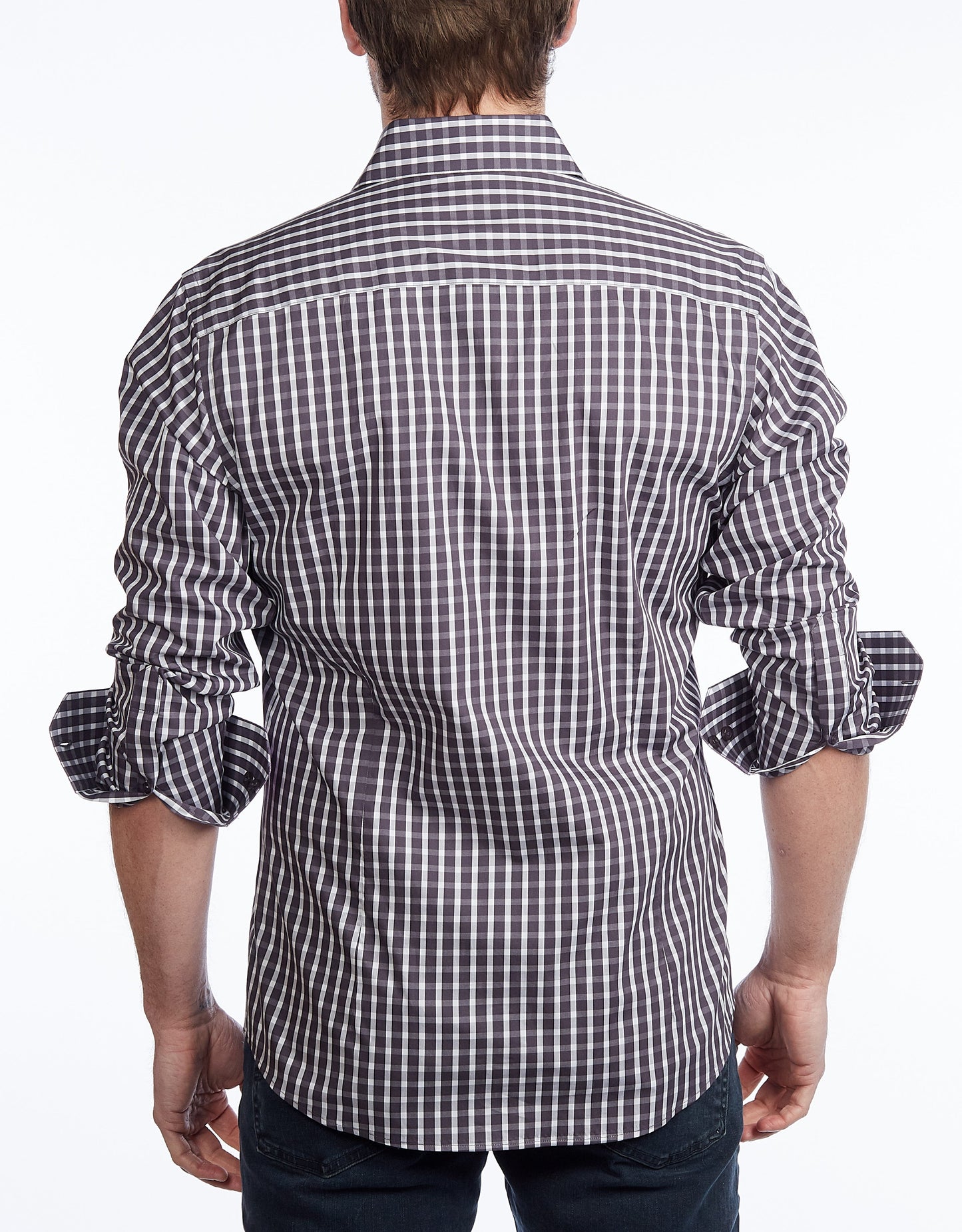 Button-Up Shirt // -  Contemporary Fit - Contrast trimming - final sale - Size Small
