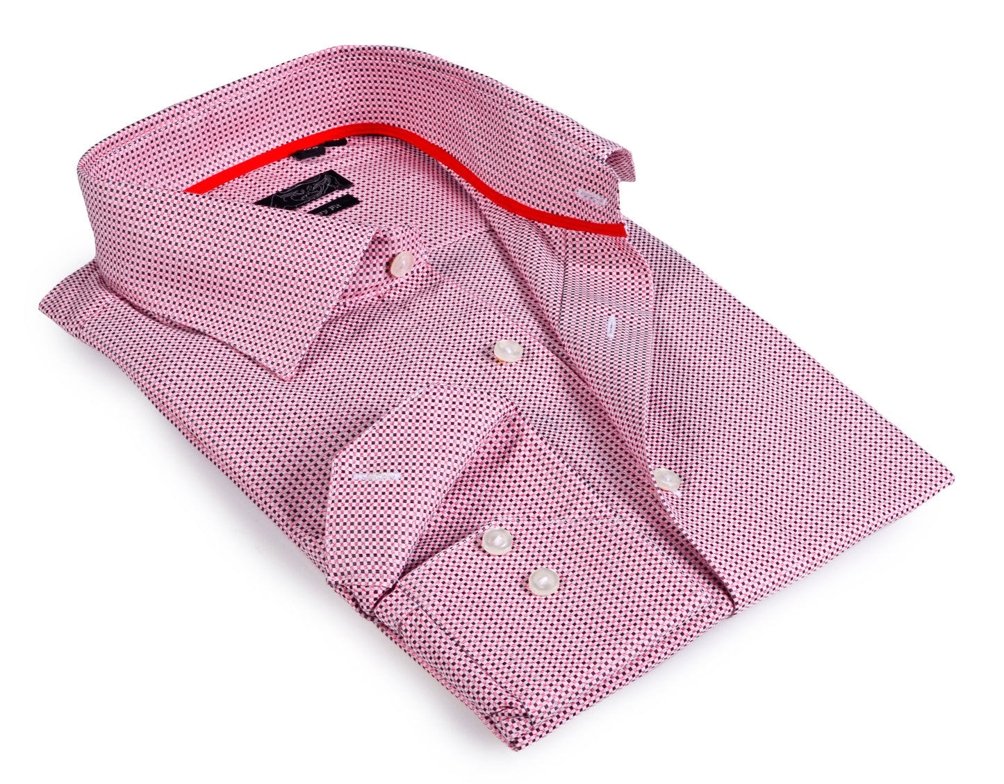 Button-Up Shirt //  - Contemporary Fit - contrast  trimming - final sale - Size Small