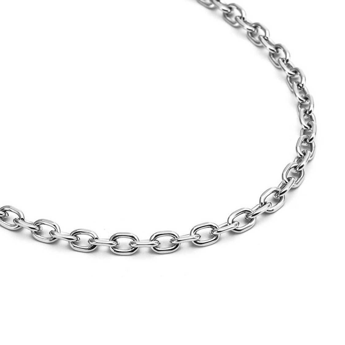 C007W B.Tiff Cable Link Chain Necklace/ 5mm