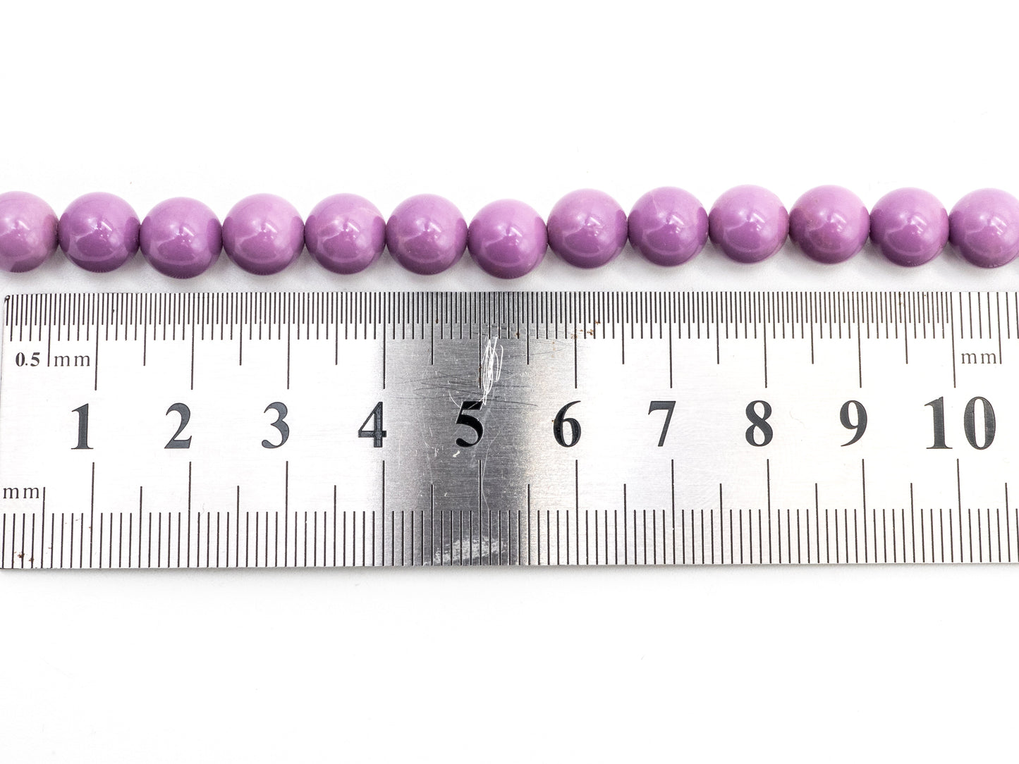 Top Quality Natural Genuine Phosphosiderite Smooth Round Beads, 8mm/10mm/12mm Purple Gemstone Beads,15.5" Full Strand,SKU#U178