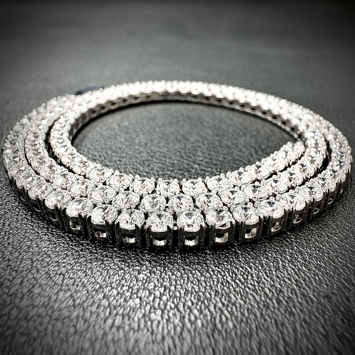 C103W B.Tiff Tennis Necklace/ 3mm