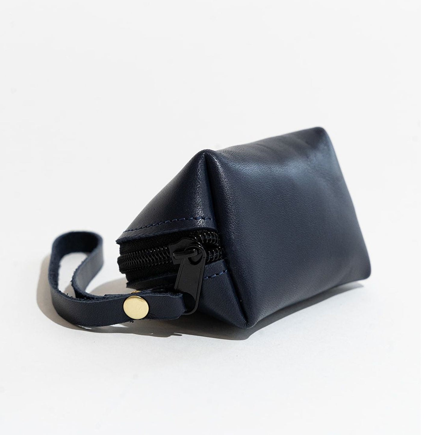 Clara Mini Pouch | Navy Leather