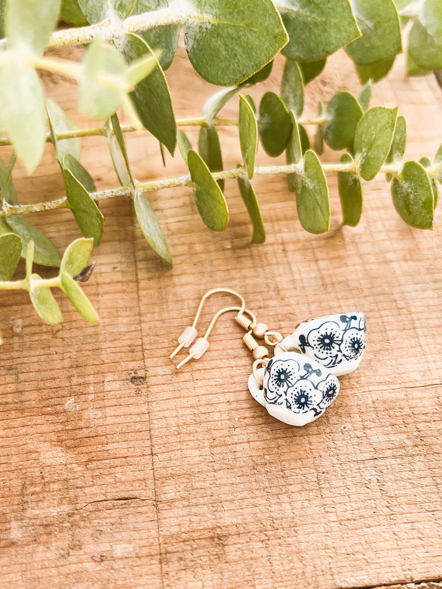 Bluebell Tea Cup Earrings