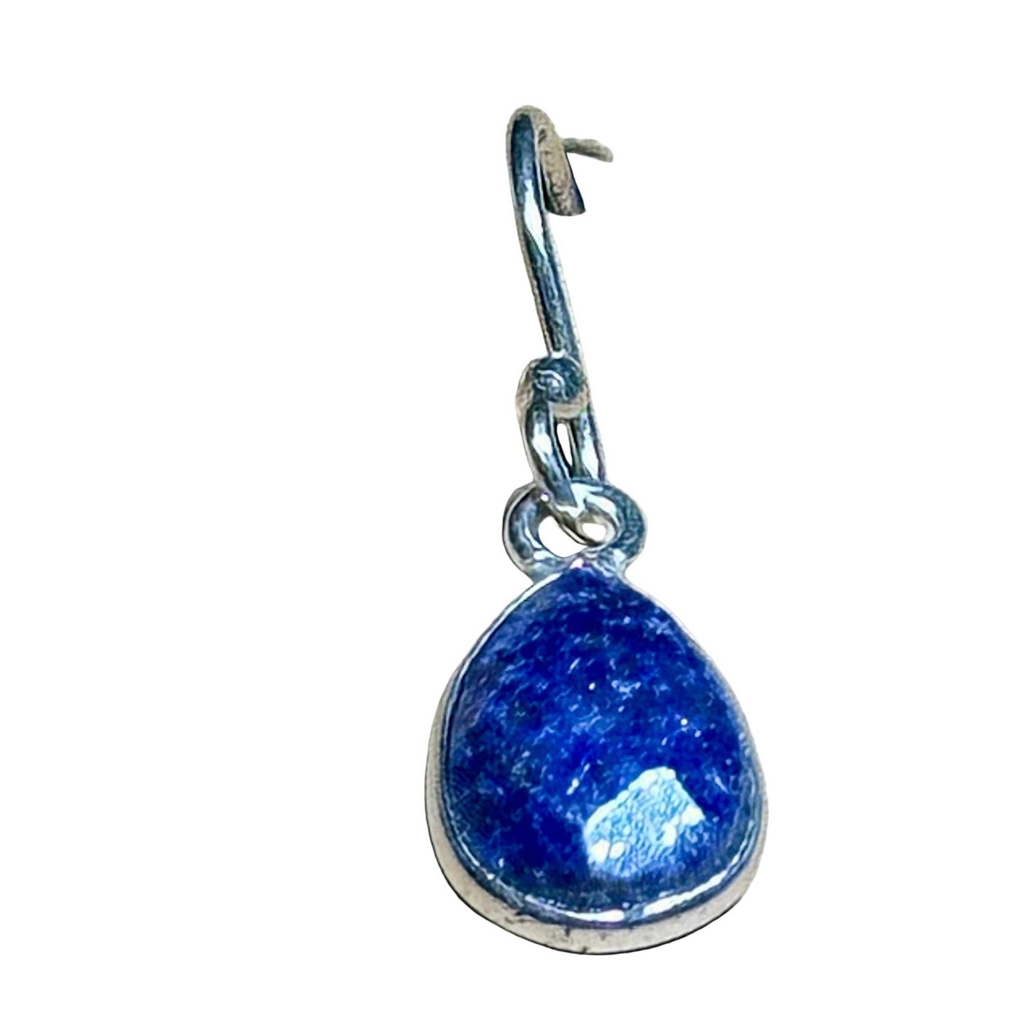 Lapis Drop Bertoni Earrings - Sterling Silver