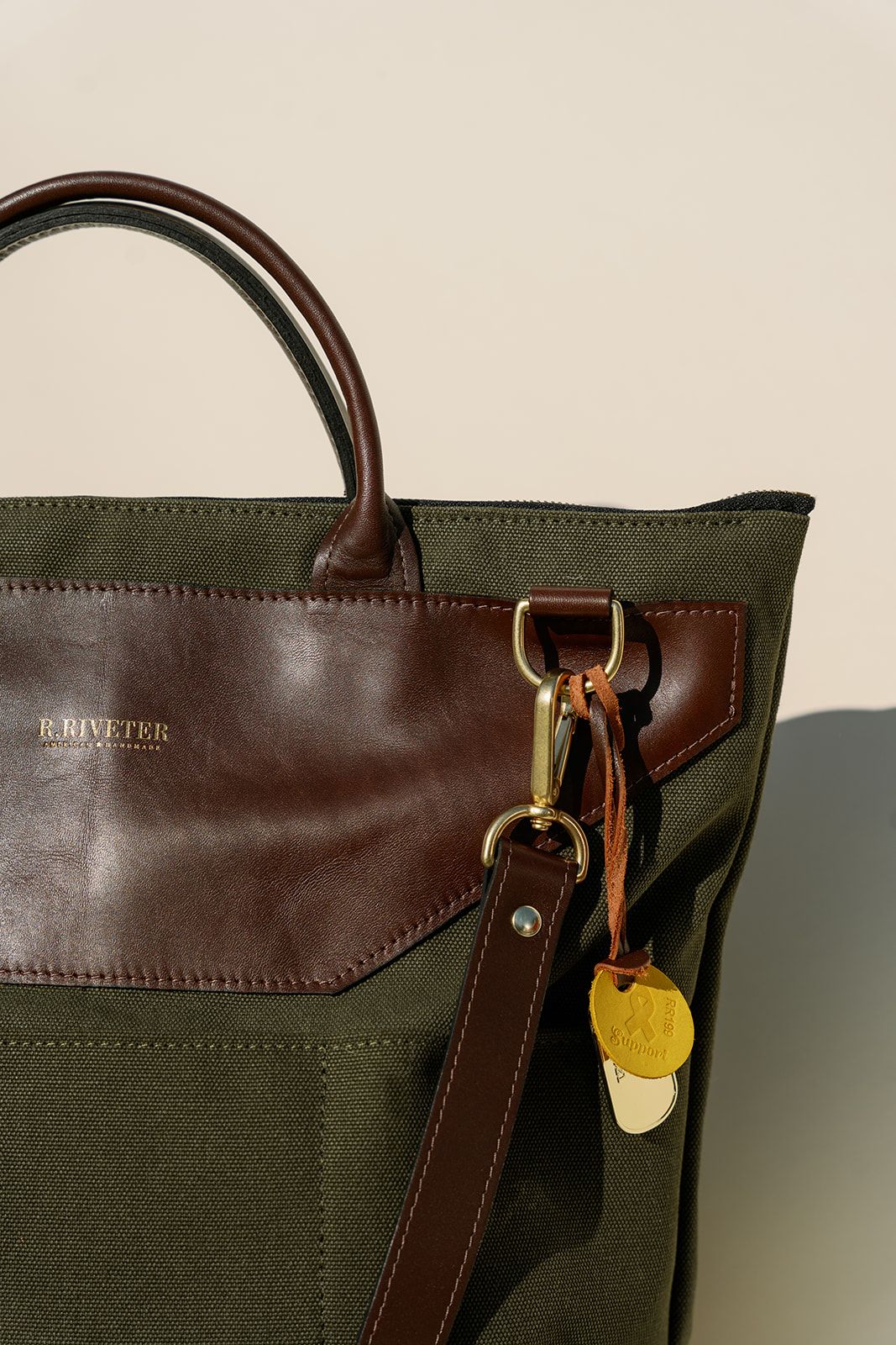 S&D Alexander | Fatigue Canvas + Brown Leather