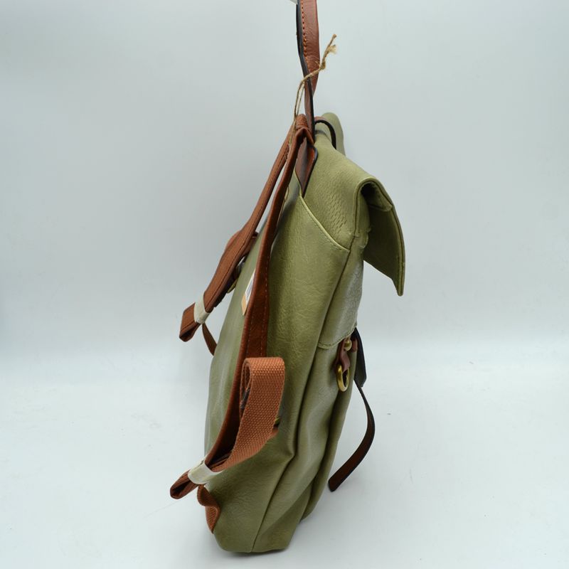 Long Lasting Vintage Leather Backpack Laptop Messenger Bag