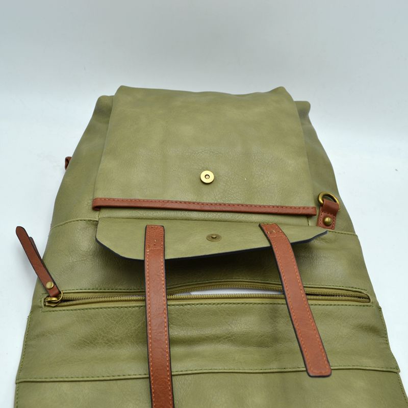 Long Lasting Vintage Leather Backpack Laptop Messenger Bag