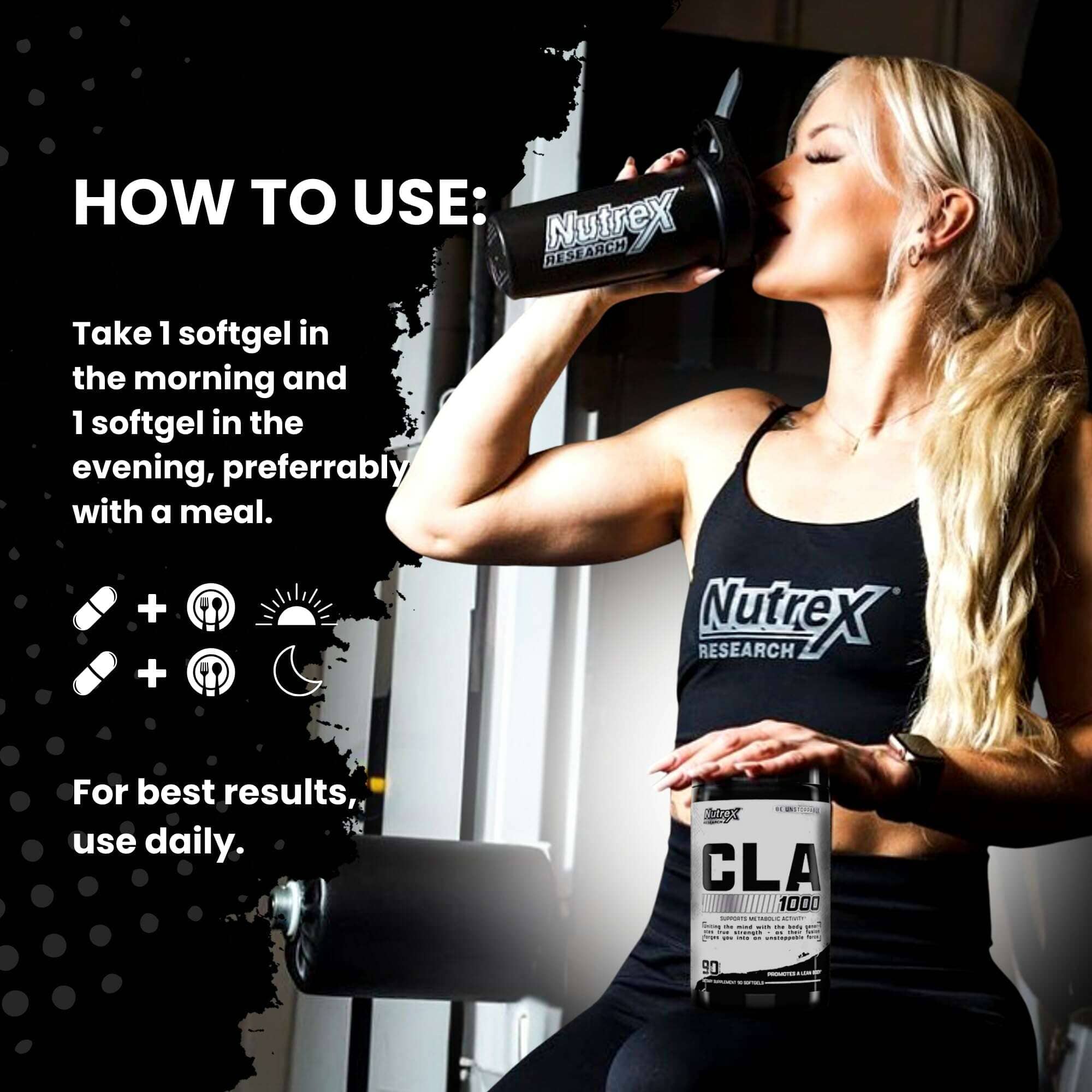 Nutrex CLA 1000, 90 SoftGels