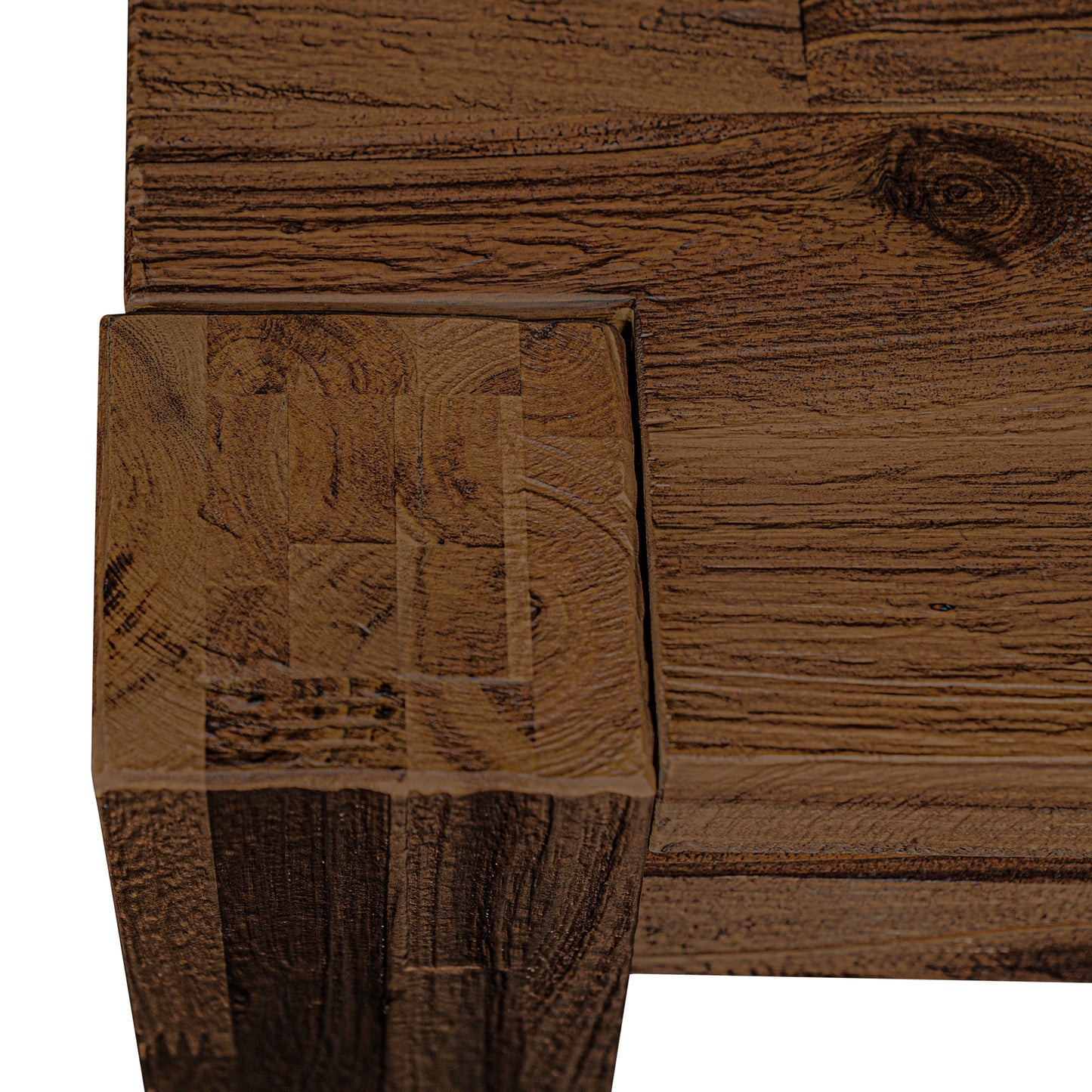 EAST WEST FURNITURE - CNAB5-N8-05 - 5-Pc Modern Dining Table Set- 4 Dining Chairs and Wood Dining Table - Grey Linen Fabric Seat and High Chair Back (Antique Walnut Finish)