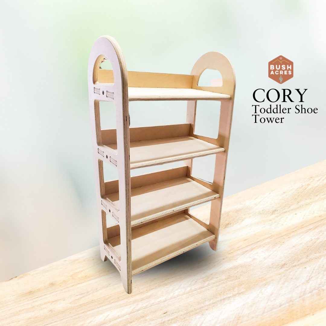 CORY- Toddler Shoe Tower