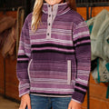 Purple Stripe Pullover | Cruel Girl