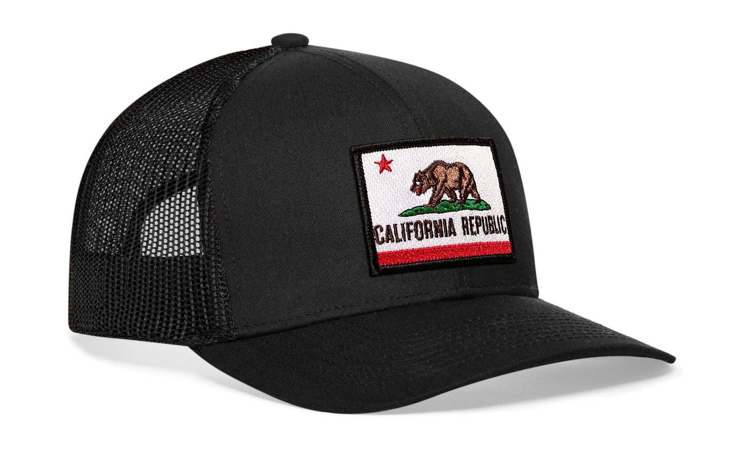 California Flag Trucker Hat  |  CA Snapback