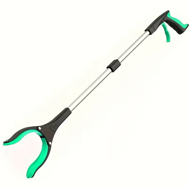 Pince de ramassage pliable en acier robuste – 81 cm avec aimant et poignée antidérapante