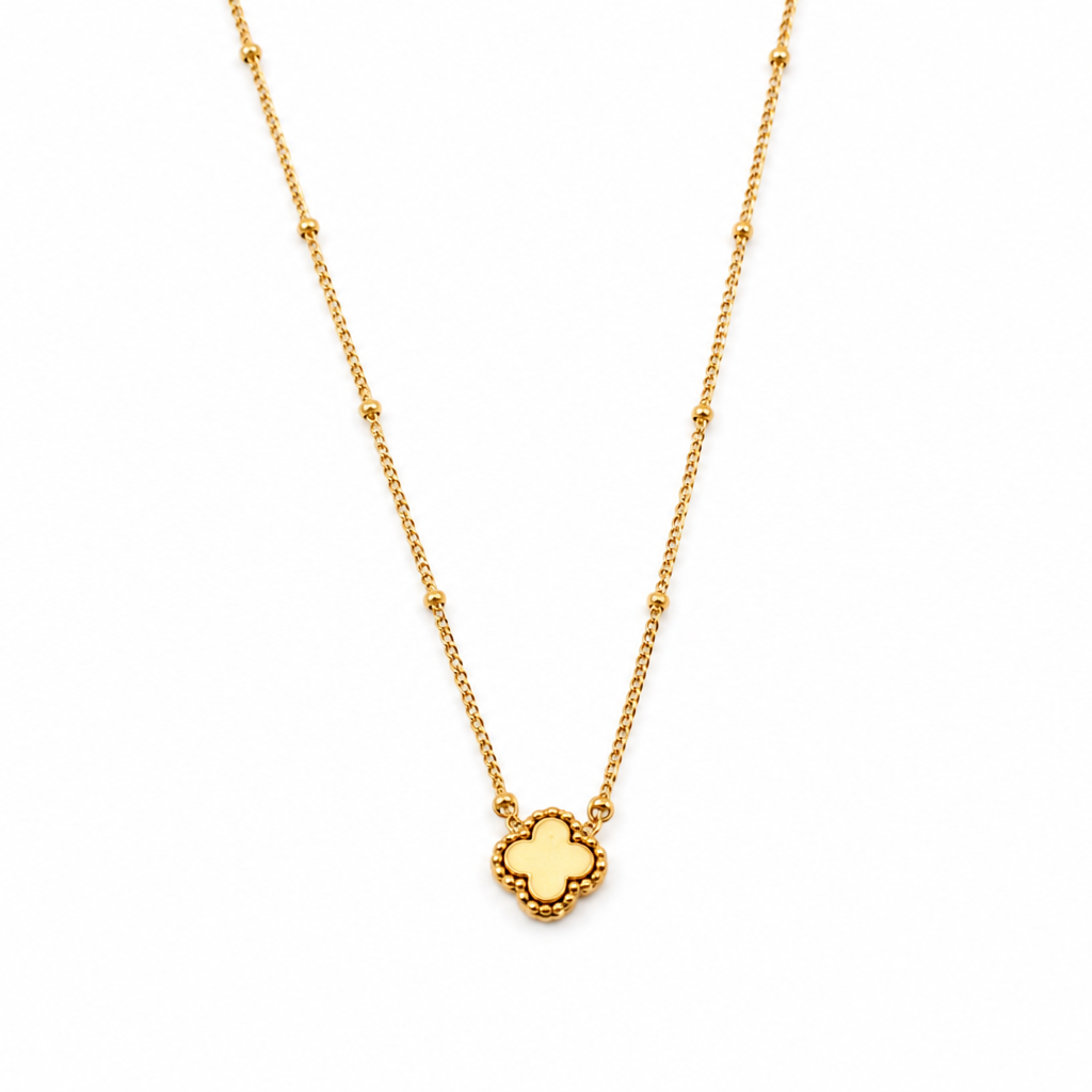 Clover Dot Chain | Gold