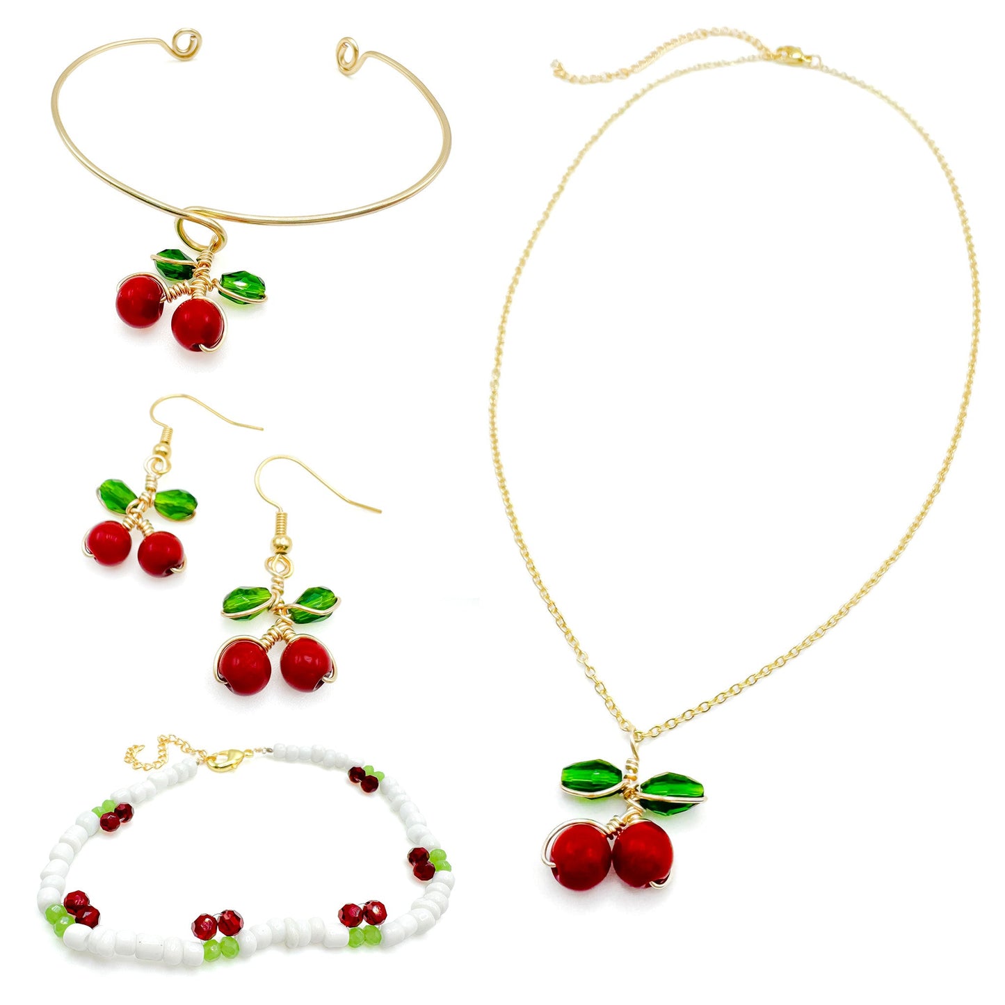 Cherries necklace