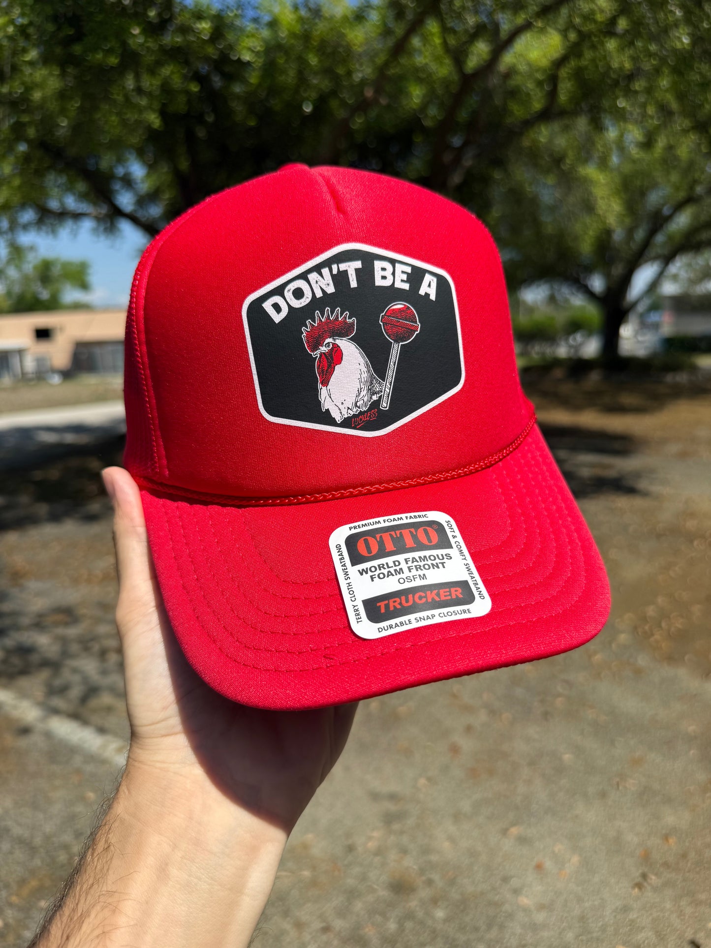 Chicken Lollipop Trucker Hat