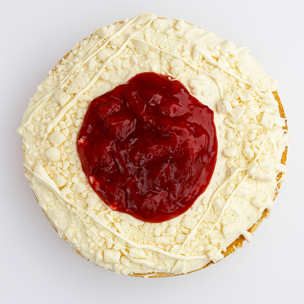 Andy Anand Sugar Free Swedish Strawberry Cream Cake (Jordgubbstårta), 2.5 lbs – Diabetic Friendly, No Sugar Added, Fresh Strawberries & Whipped Cream, Traditional Scandinavian Celebration Dessert