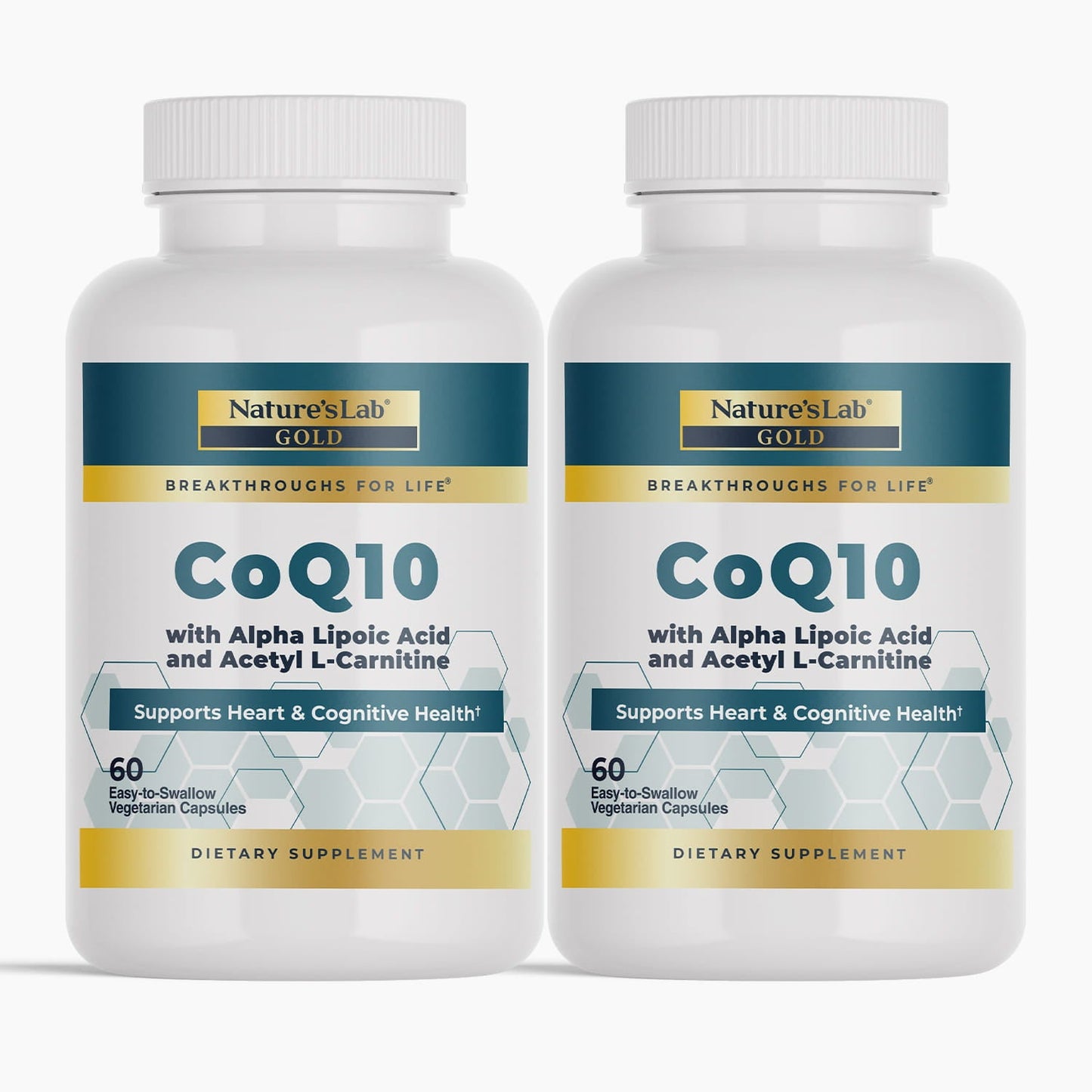 Nature's Lab Gold CoQ10 + Alpha Lipoic Acid + Acetyl L-Carnitine HCl