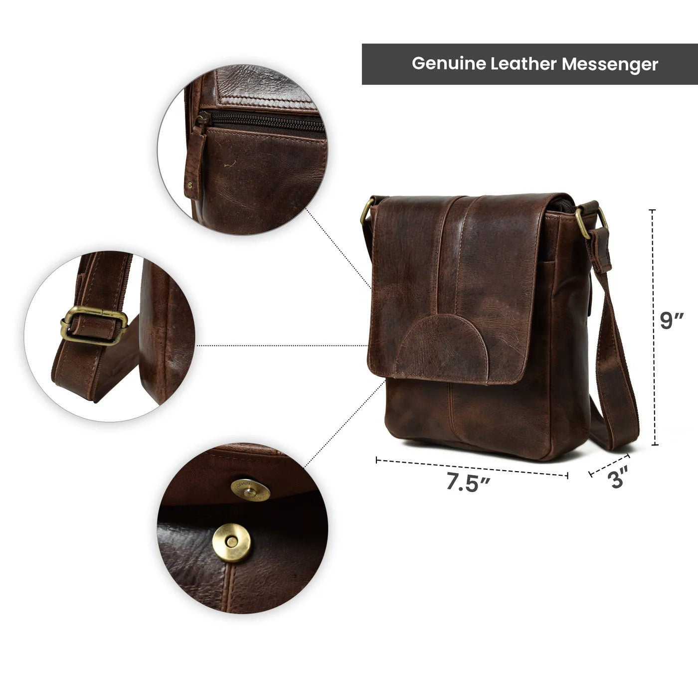 Sac bandoulière Cocoa Classique