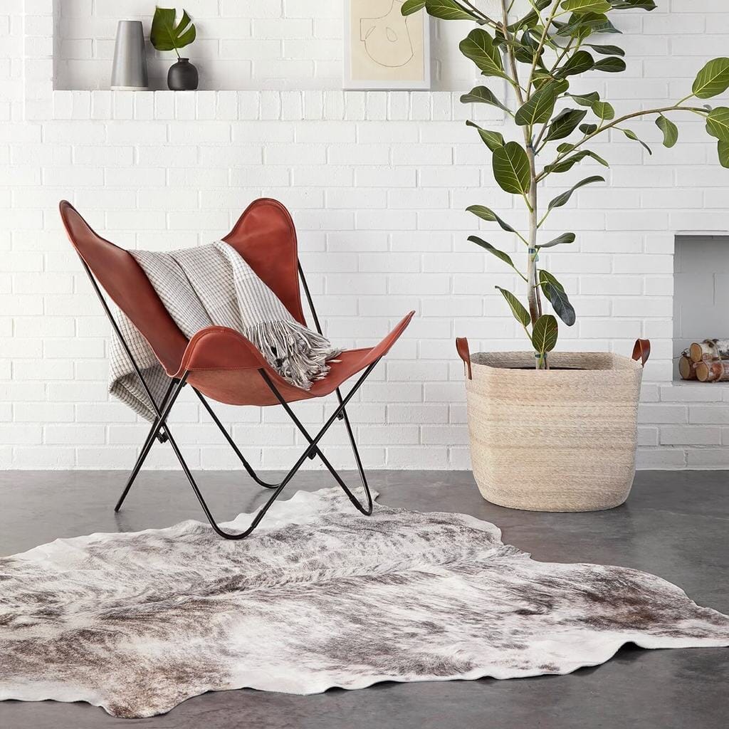 Le fauteuil papillon vintage Cognac