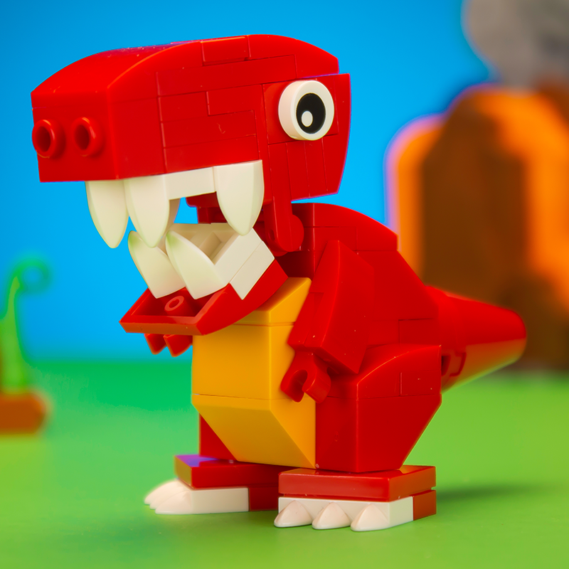 Baby T-Rex Dinosaur Building Set
