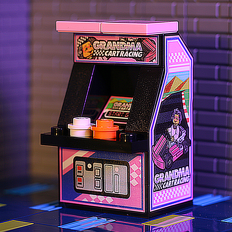 Grandma Cart Racing Classic Arcade Machine