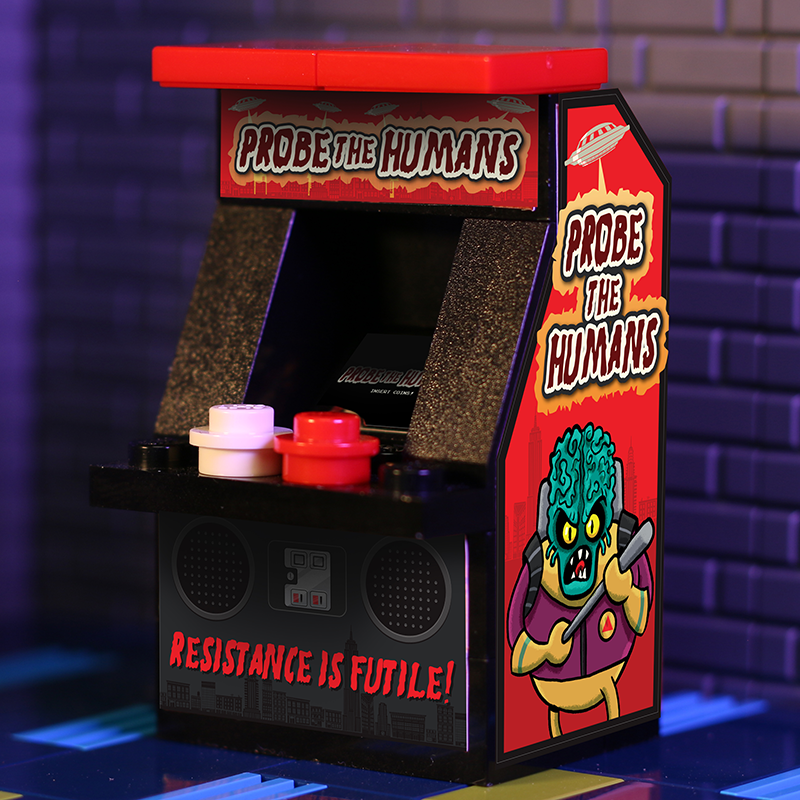 Probe the Humans Classic Arcade Machine