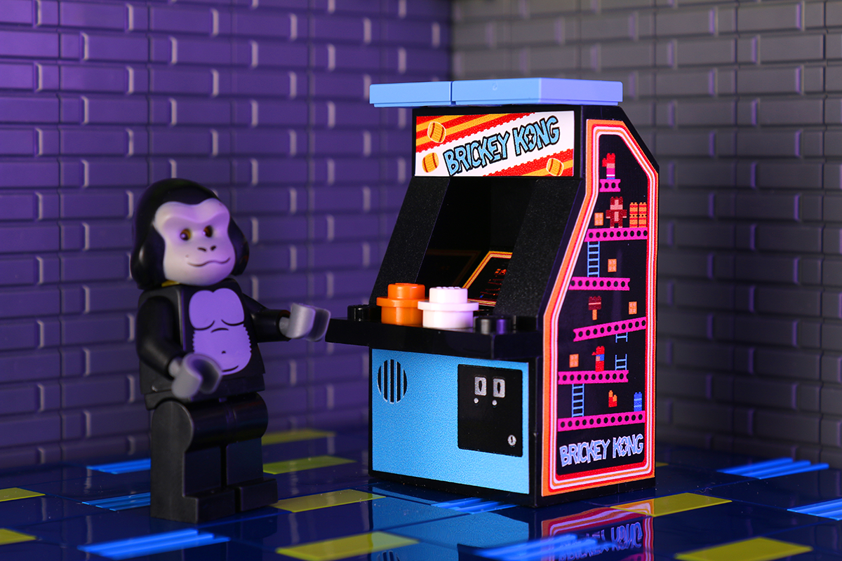 Brickey Kong Classic Arcade Machine