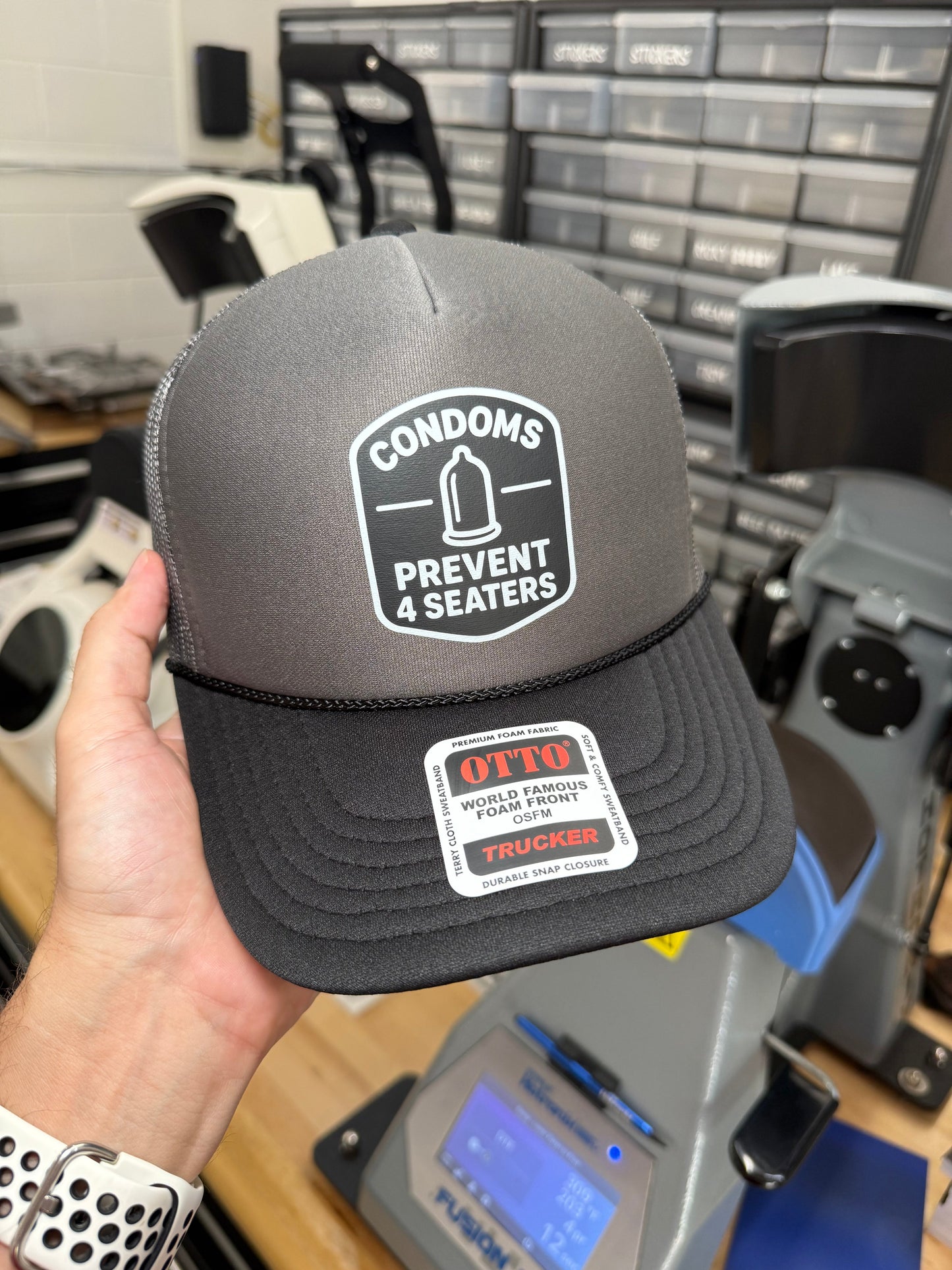 Condoms Prevent 4 Seaters Hat