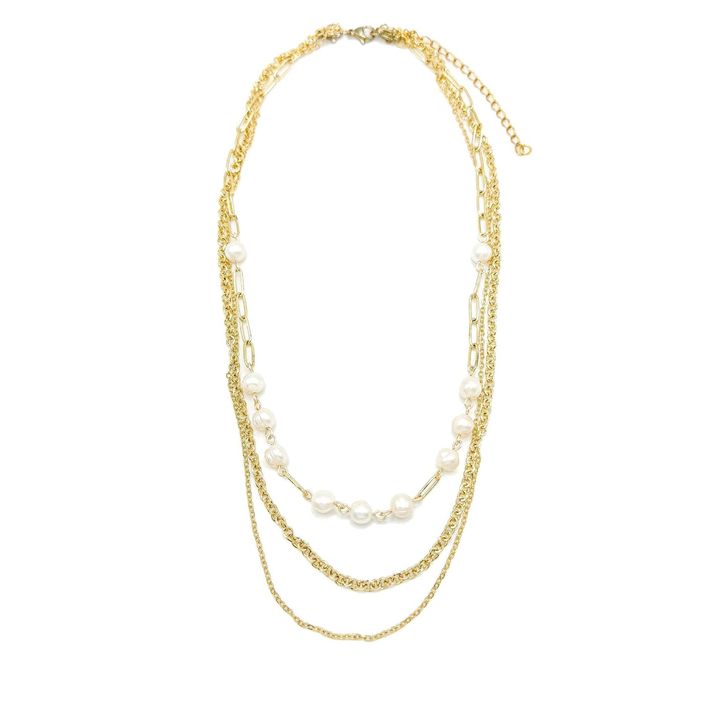 Coquette gold necklace