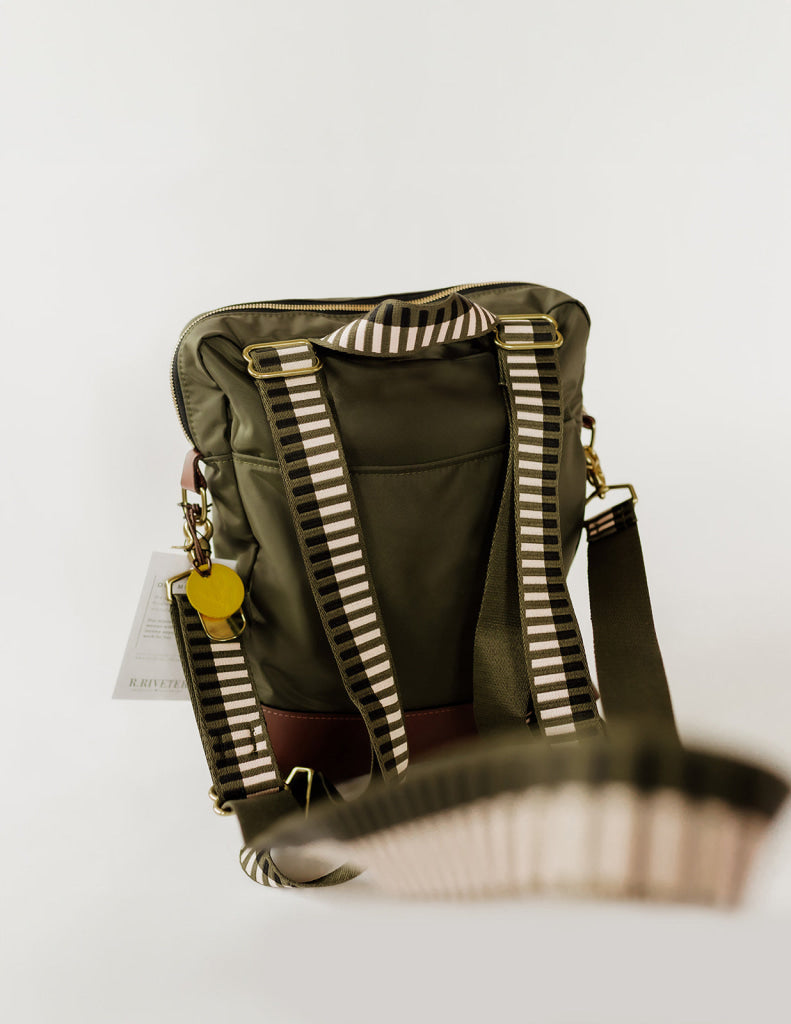 Corbin | Fatigue Nylon + Brown Leather