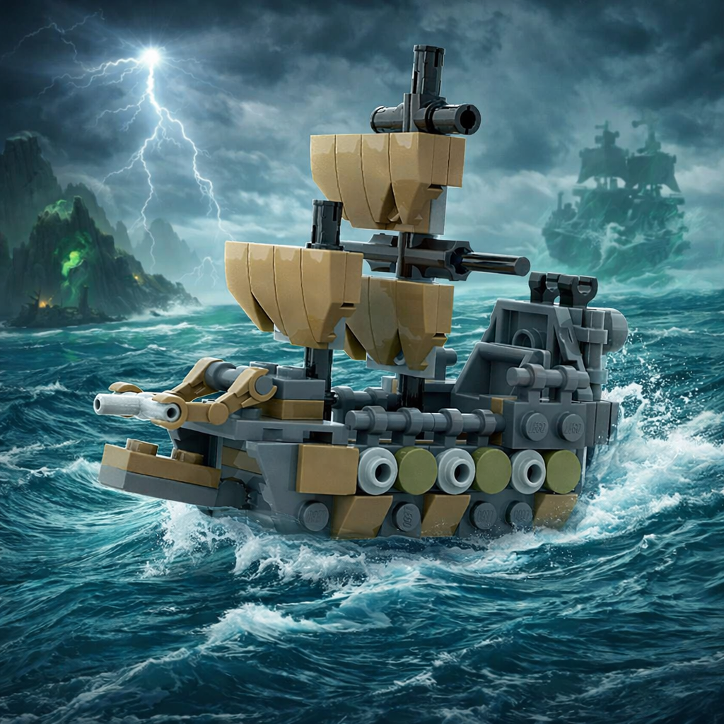 Mini The Flying Dutchman Pirate Ship