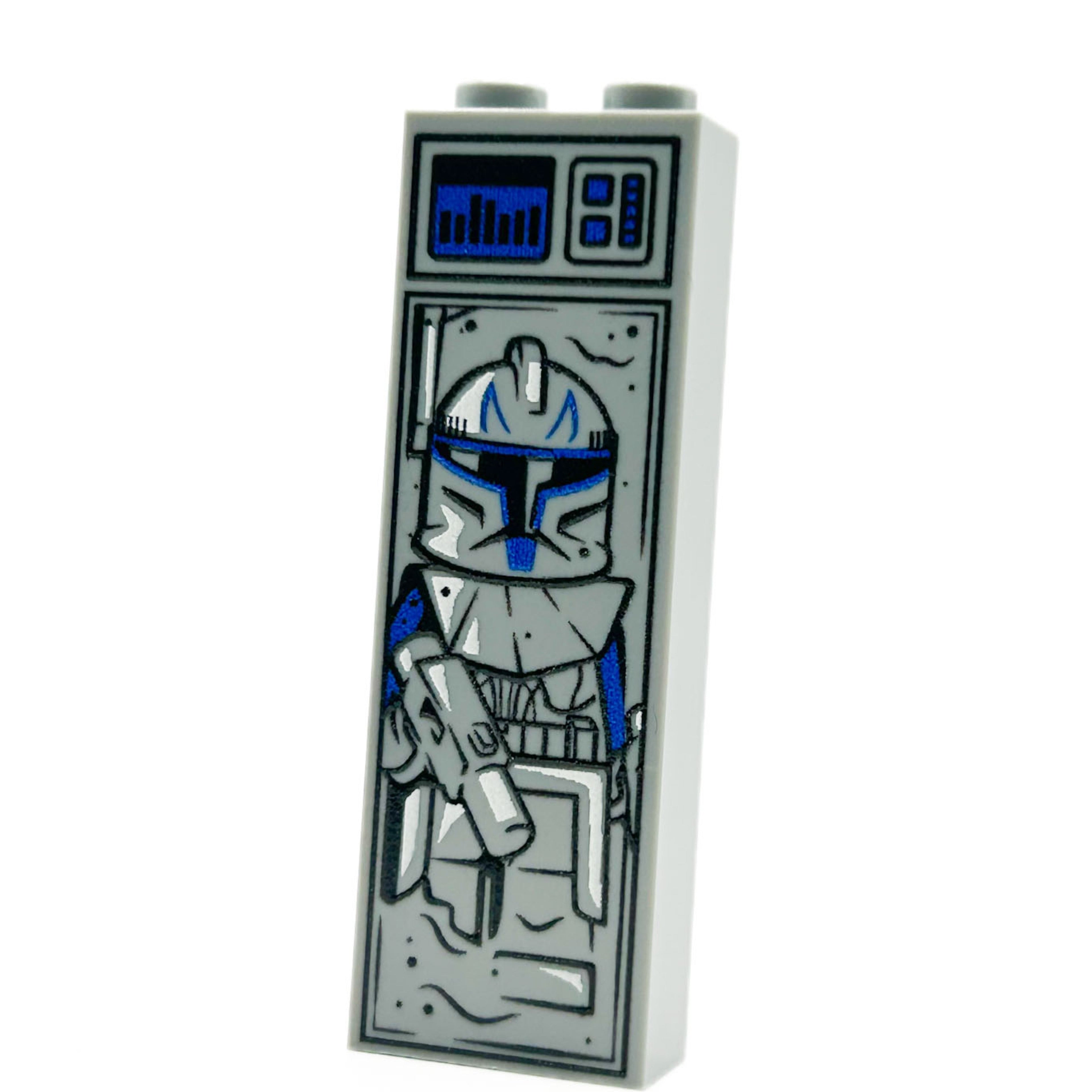 P1 Captain Rex in Carbonite (1x2x5 Brick)