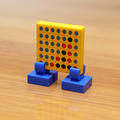 Four in a Row Printed 2x2 Tile with Stand