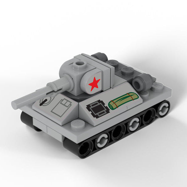 T-34 ナノ ロシアン タンク LEGOパーツ使用
